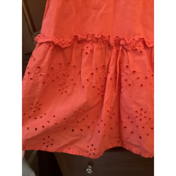 Saint Tropez Women’s Dress XL Coral Tily‎ Eyelet Made In India - Picture 5 of 10